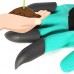 Garden Genie Gloves with Plastic Fingertips Claws Quick Safe Clean for Digging Planting Composting Best Gardening Tool(4 Pairs)   568046757